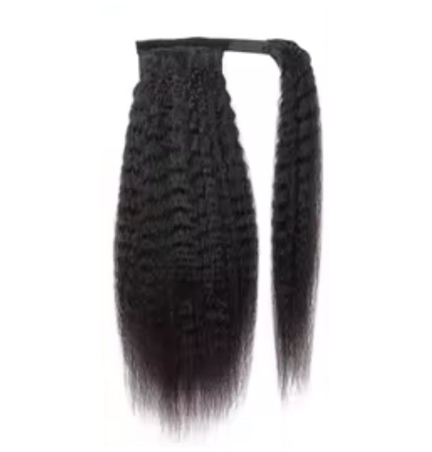 Kinky Straight Ponytail Wrap